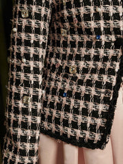 Spectacle Tweed Jacket Houndtooth Black / Z