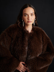 <b> Ghospell </b> Rylee Faux Fur Coat