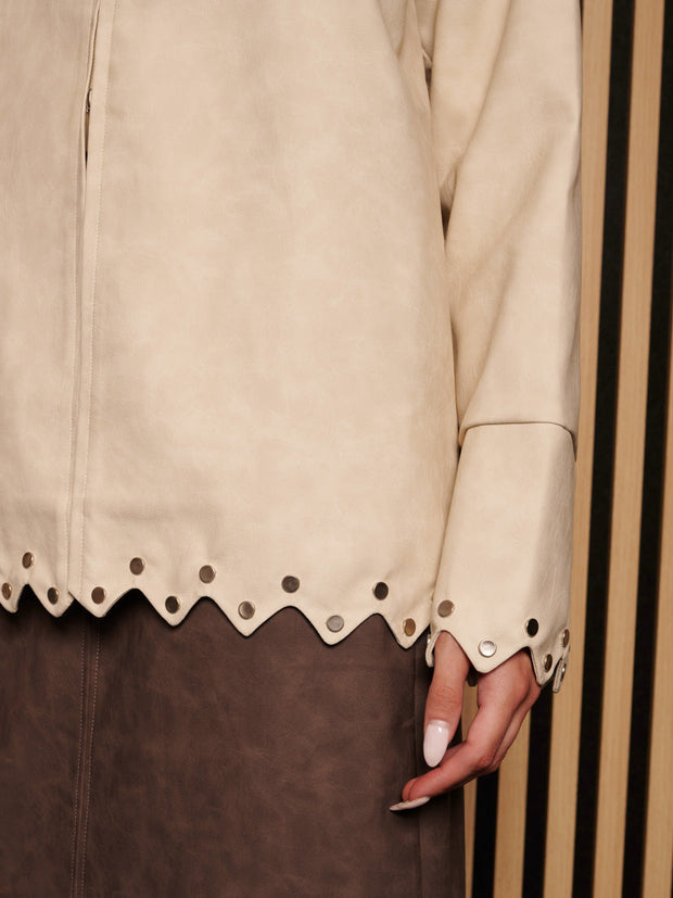 <b> Ghospell </b> Courtney Studded Jacket