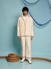 Skipper Ric Rac Jacket Ivory Cream / Z