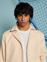 Skipper Ric Rac Jacket Ivory Cream / Z