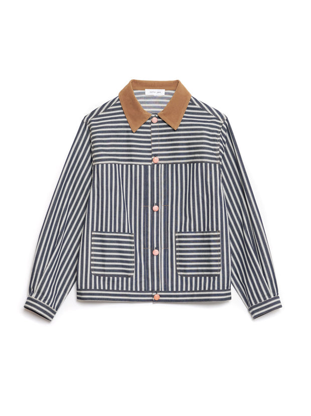 Luis Striped Lightweight Jacket