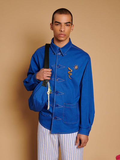 Mariposa Workwear Jacket Cobalt Blue / Z