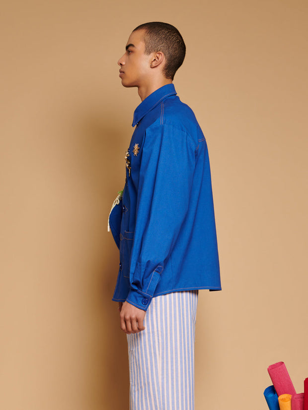 Mariposa Workwear Jacket Cobalt Blue / Z