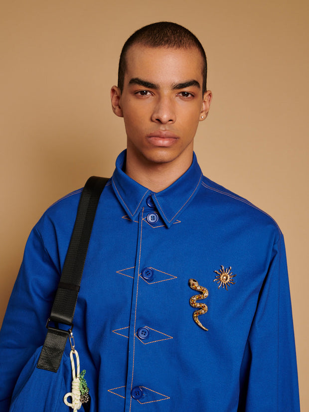 Mariposa Workwear Jacket Cobalt Blue / Z