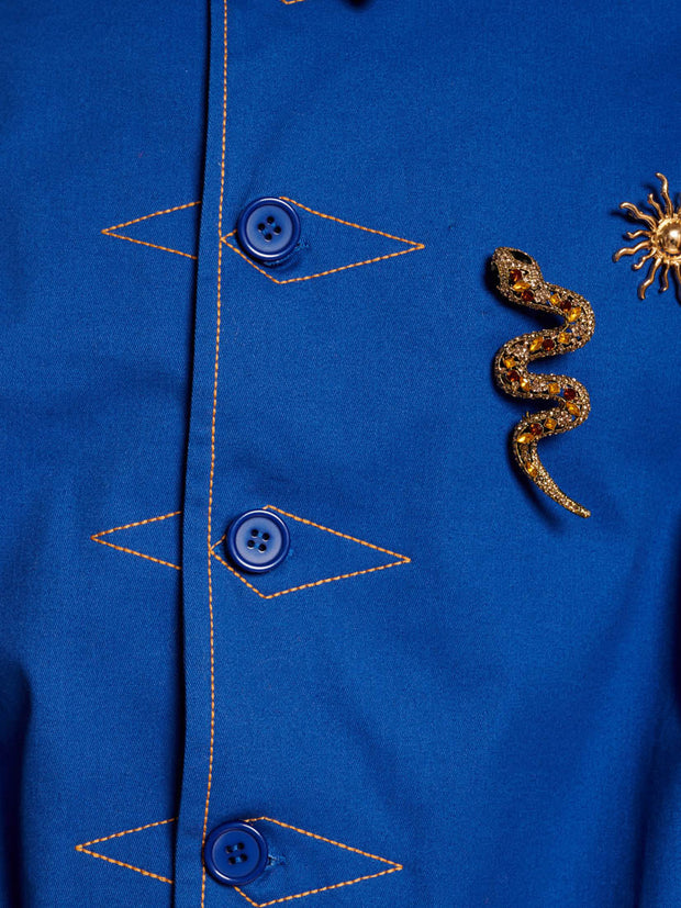 Mariposa Workwear Jacket Cobalt Blue / Z