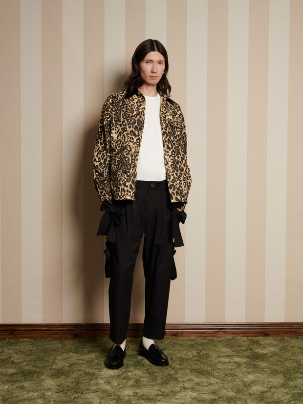 Conrad Leopard Worker Jacket Leopard Tan / Z