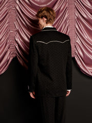 Frankie Polka Dot Single Breasted Blazer