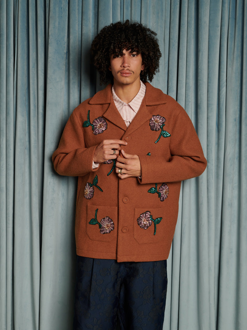 sister jane ジャケット Odette Flower Embellished Jacket – Sister Jane