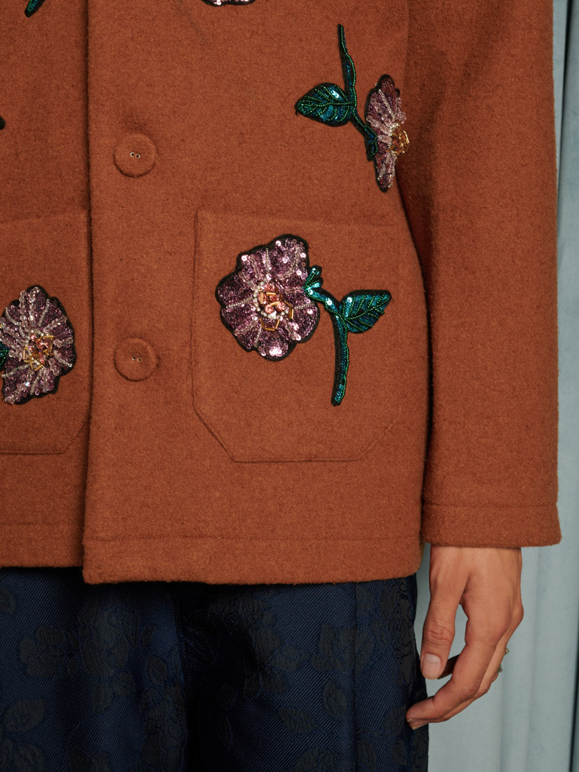 Odette Flower Embellished Jacket – Sister Jane