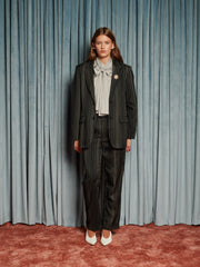 Richie Stripe Single Breasted Blazer