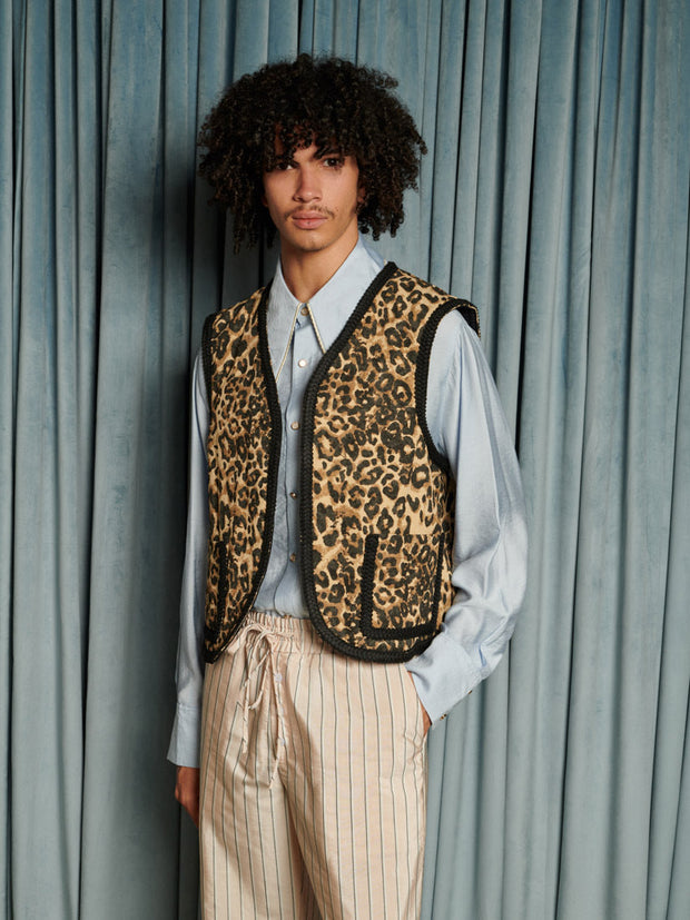 Ward Leopard Vest