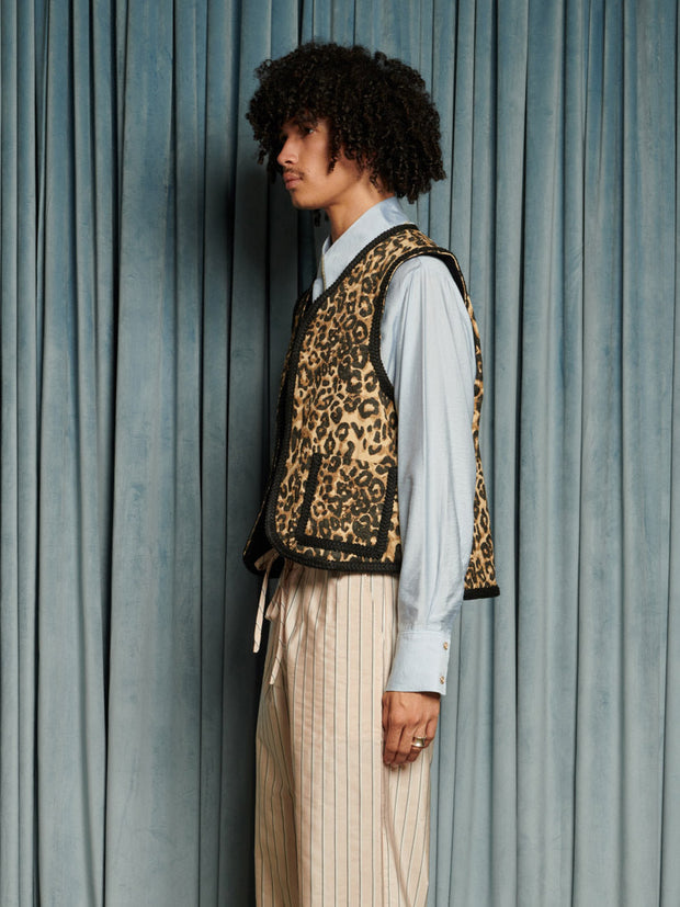 Ward Leopard Vest