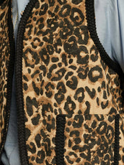 Ward Leopard Vest Leopard Tan / Z