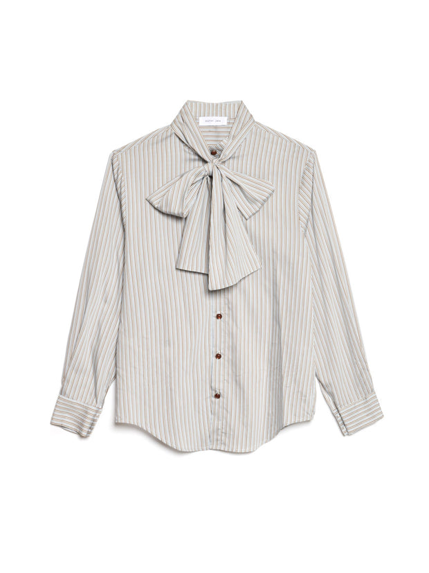 Arthur Stripe Bow Shirt