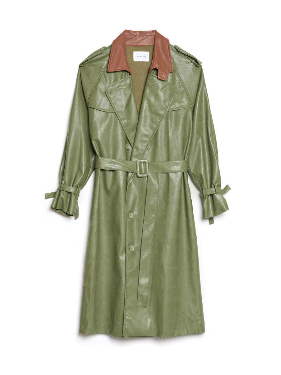 Scout PU Trench Coat – Sister Jane