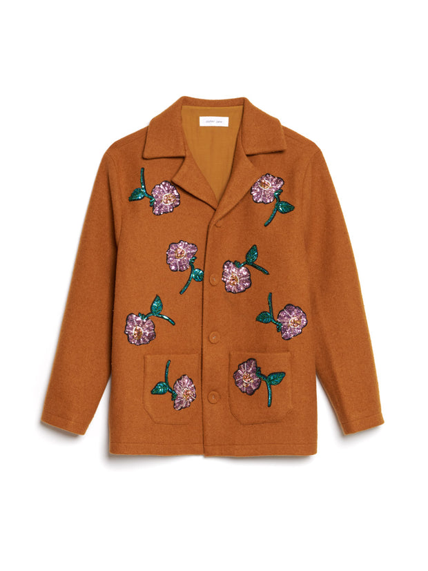 Odette Flower Embellished Jacket