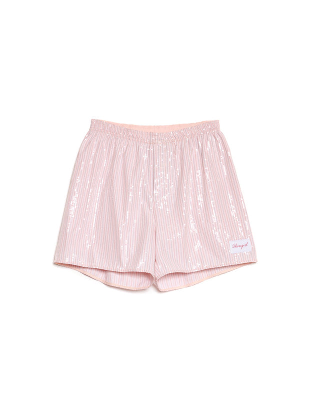 Rowan Sequin Stripe Shorts