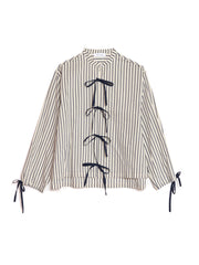 Howard Stripe Bow Shirt