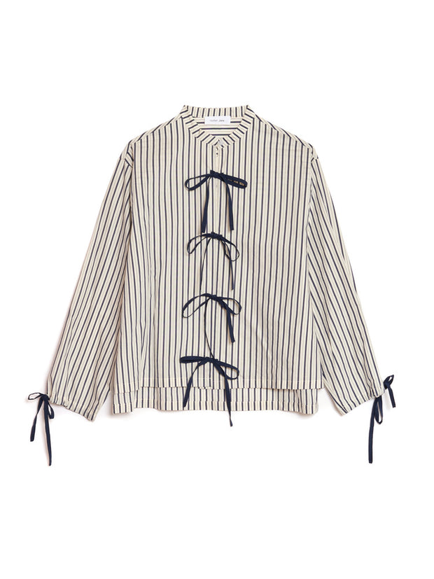 Howard Stripe Bow Shirt