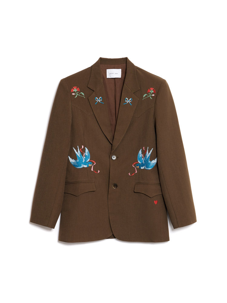Sister Jane Lassie Tweed Jacket - Ladybird