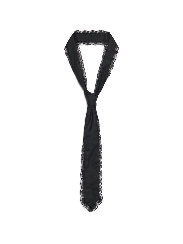 Prince Lace Trim Tie