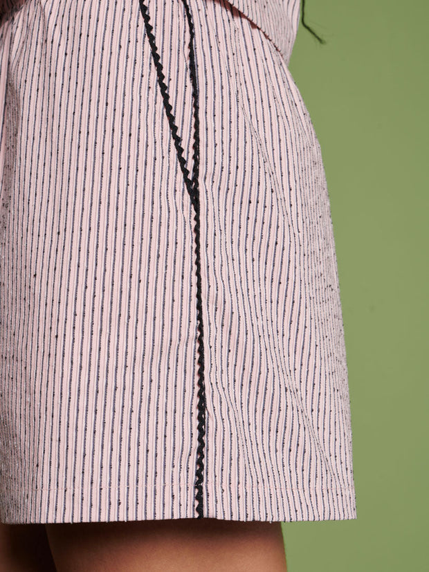 <b> Ghospell </b> Dara Stripe Shorts