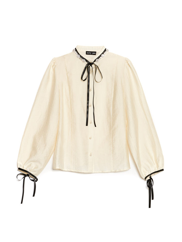 Encore Trim Blouse