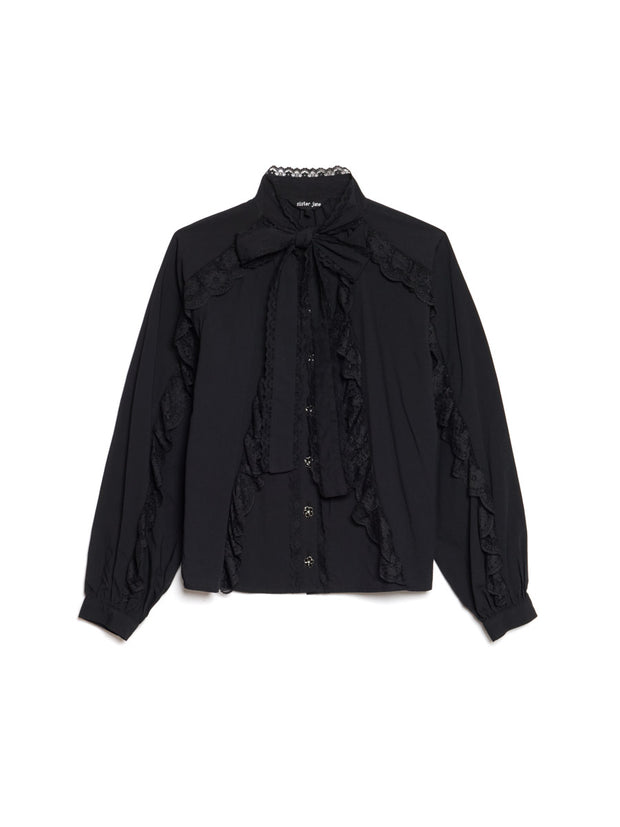 Lullaby Lace Trim Blouse