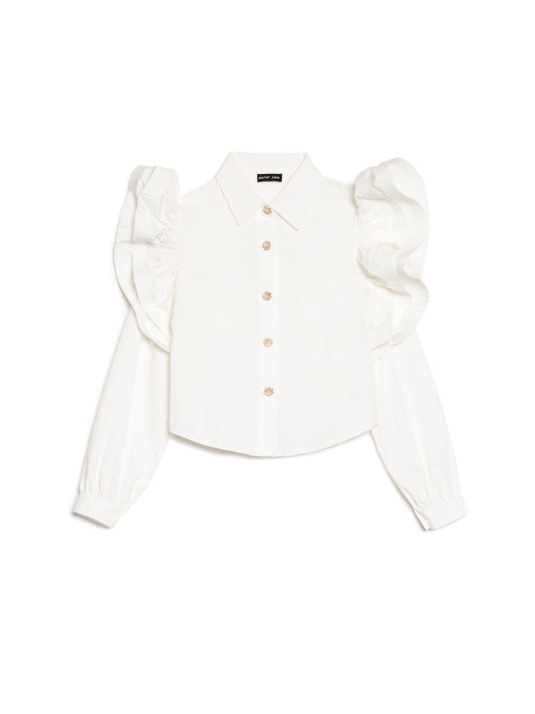 Afterglow Ruffle Blouse – Sister Jane