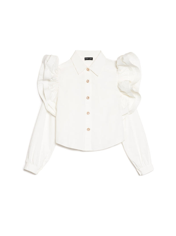 Afterglow Ruffle Blouse – Sister Jane