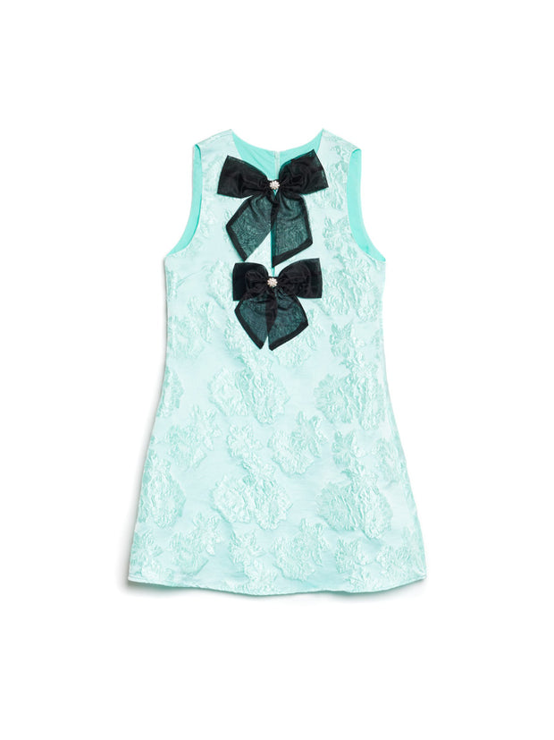 Water's Edge Bow Mini Dress