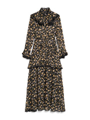 Windswept Floral Maxi Dress