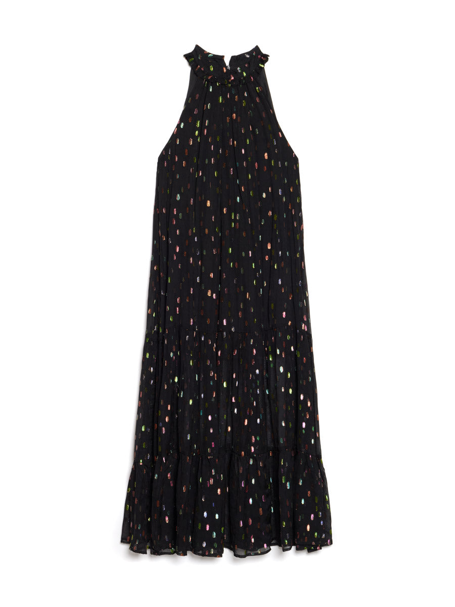 Odyssey Spot Maxi Dress Coal Black / L Odyssey Spot Maxi Dress Coal Black / L