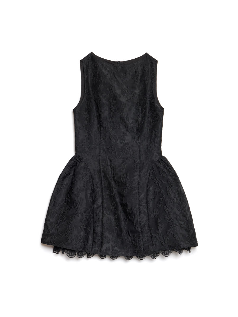 sister jane jacquard mini dress Screenplay Jacquard Mini Dress Coal Black / L+