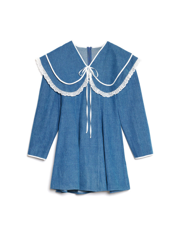 Sister Jane Mini Dress Denim dress, Women's, Size: 12, Blue Sister Jane Mini Dress Denim dress, Women's, Size: 12, Blue