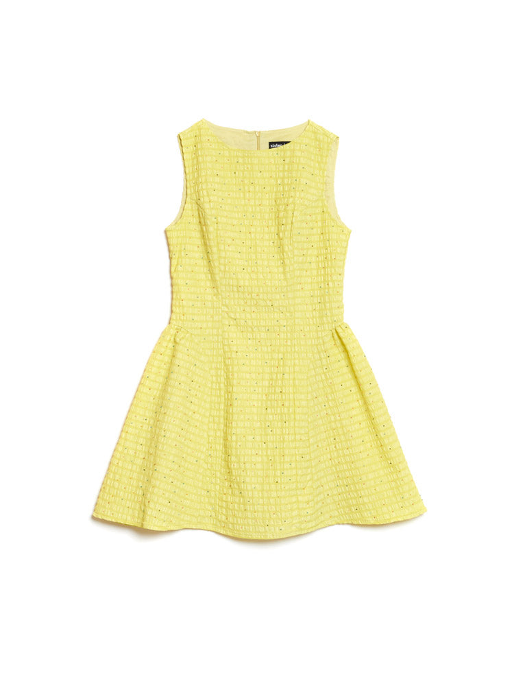 ronja mini dress Ronja Bead mini Dress Lime green / M+