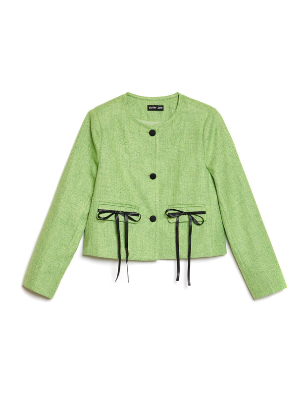 Theatre Tweed Bow Jacket