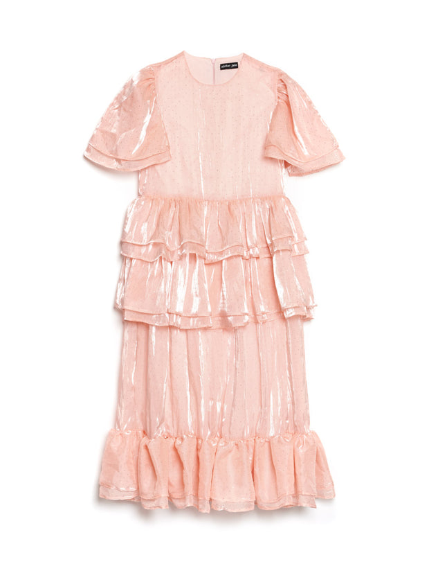 Reverie Ruffle Midi Dress