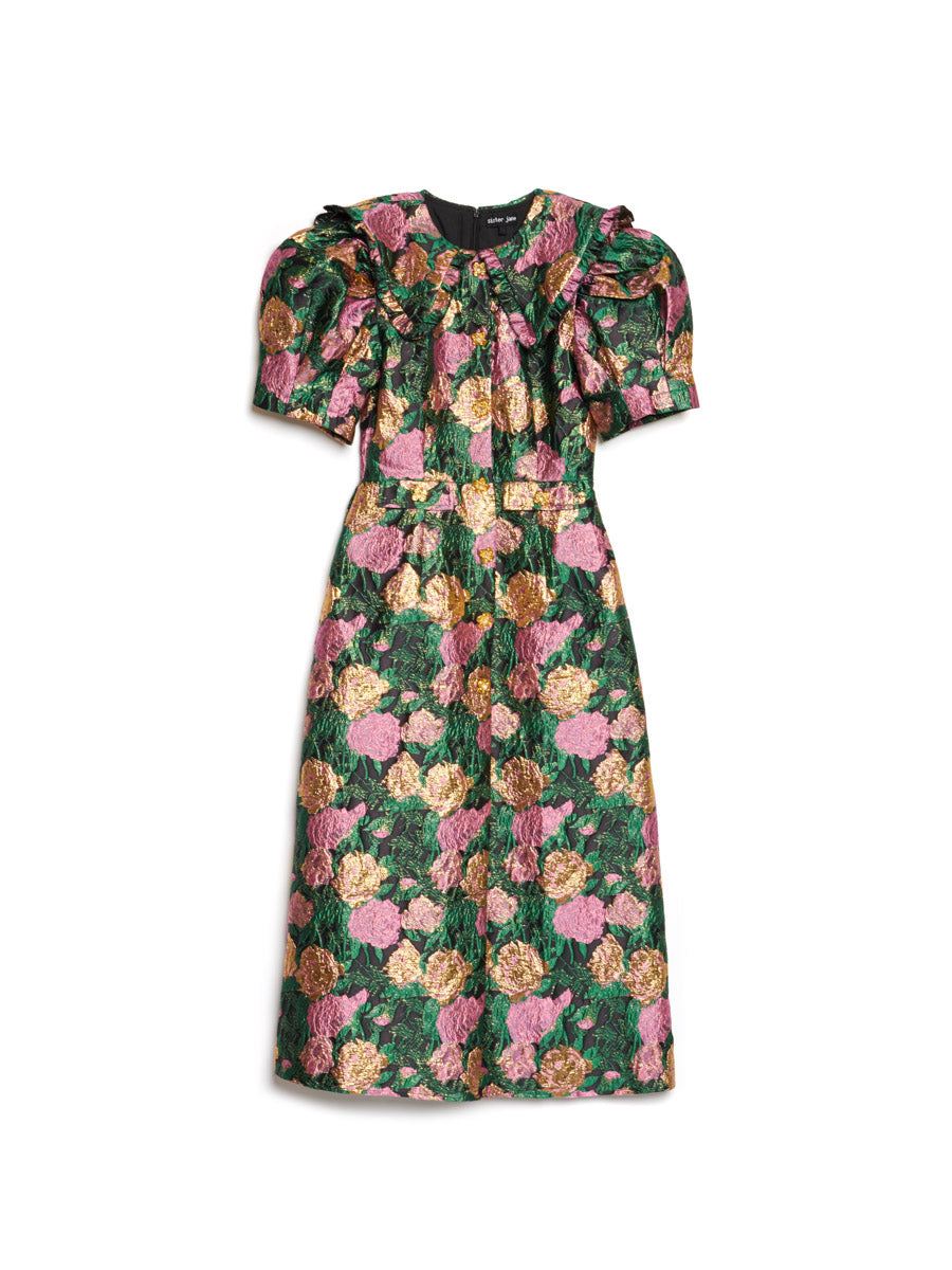 Enchanted Jacquard Midi Dress – Sister Jane