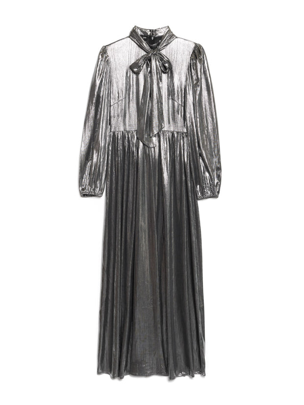 Disco Darling Lame Maxi Dress