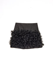 Plume Organza Mini Skirt