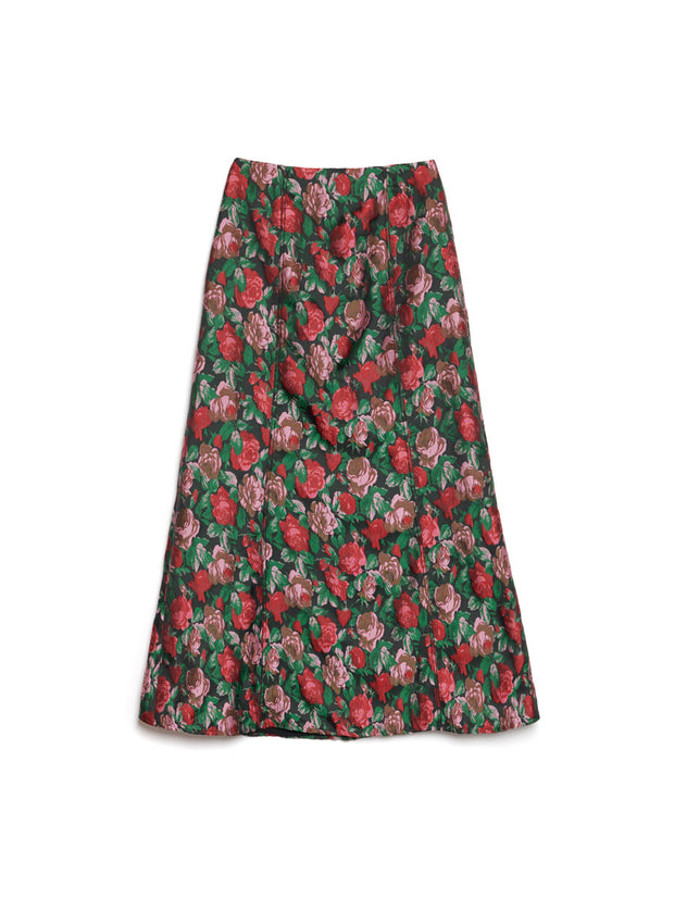 Fantasy Jacquard Midi Skirt