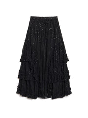 Eclipse Lace Midi Skirt