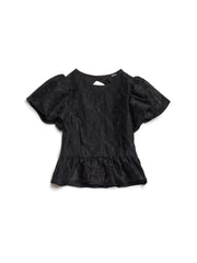 Screenplay Jacquard Bow Top