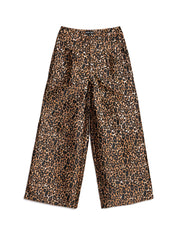 Cherie Leopard Jacquard Trousers