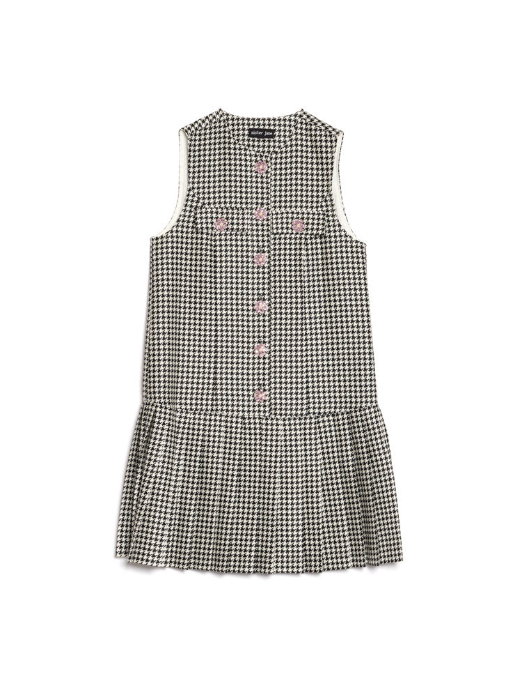 Petal Houndstooth Mini Dress – Sister Jane