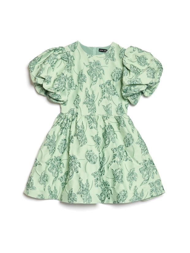 Clover Jacquard Mini Dress