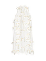 Snowdrop Bow Midi Dress
