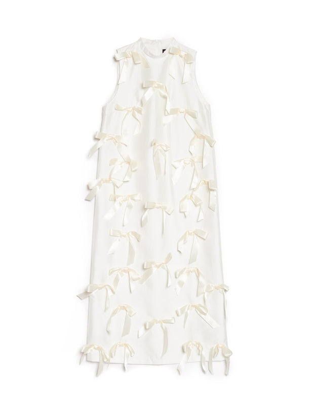 Snowdrop Bow Midi Dress